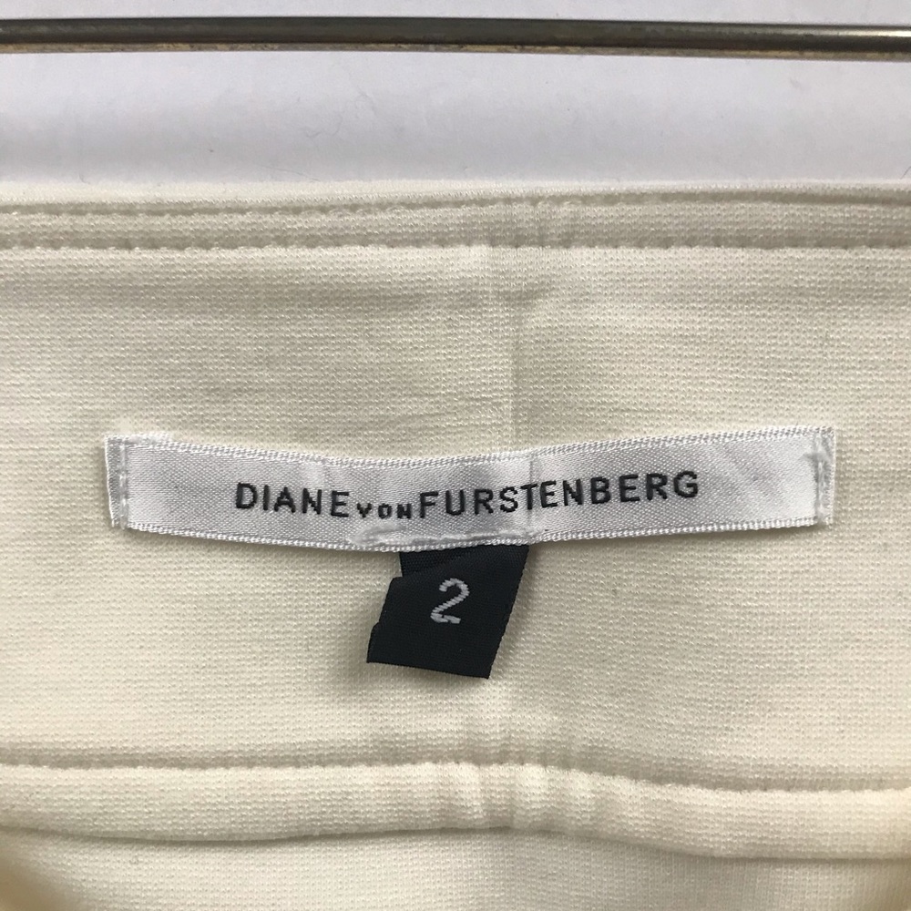 Diane von Furstenberg  ecru wrap skirt - Picture 7 of 11